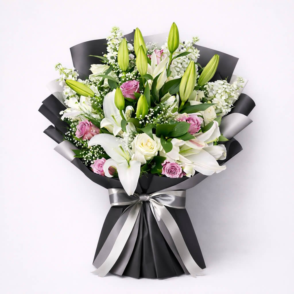 Karışık Lilyum Buketi