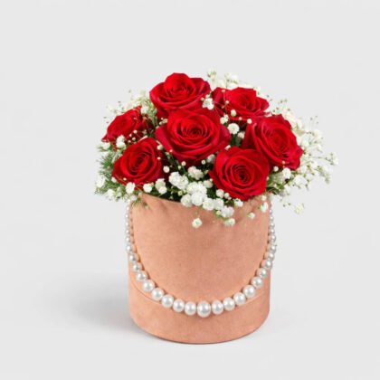 Kraft Kutuda 7'li Kırmızı Gül: Aşkın Sembolü